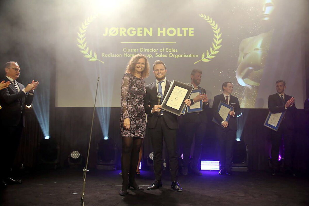 Jørgen Holte fra Radisson Hotel Group er kåret til «Årets unge leder i reisebransjen» 2018. (Foto: Camilla Bergan) Jørgen Holte fra Radisson Hotel Group er kåret til «Årets unge leder i reisebransjen» 2018. (Foto: Camilla Bergan)