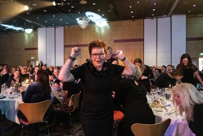 Astrid Aasen og Gangstad Gårdsysteri jubler for nok en pris. (Foto: Det Norske Måltid) Astrid Aasen og Gangstad Gårdsysteri jubler for nok en pris. (Foto: Det Norske Måltid)