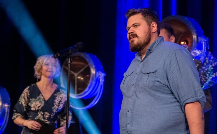 Halvar Ellingsen mottok utmerkelsen på Det Norske Måltids tilstelning i Stavanger fredag 11. januar 2019. (Foto: Det Norske Måltid) Halvar Ellingsen mottok utmerkelsen på Det Norske Måltids tilstelning i Stavanger fredag 11. januar 2019. (Foto: Det Norske Måltid)
