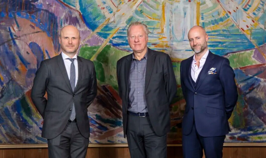 André Schreiner (direktør Clarion Hotel the Hub, fra venstre) Stein Olav Henrichsen (direktør ved Munchmuseet) og Robert Holan (direktør Clarion Hotel Oslo). (Foto: Nordic Choice Hotels) André Schreiner (direktør Clarion Hotel the Hub, fra venstre) Stein Olav Henrichsen (direktør ved Munchmuseet) og Robert Holan (direktør Clarion Hotel Oslo). (Foto: Nordic Choice Hotels)