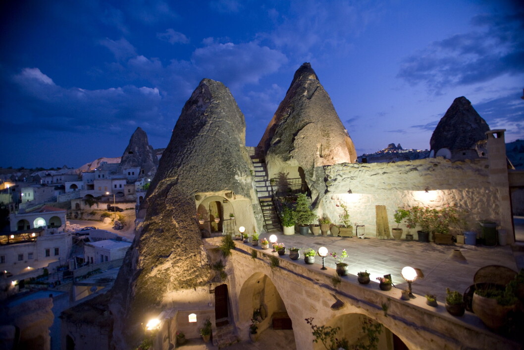 Kelebek Special Cave Hotel i Tyrkia. (Foto: Hotels.com) Kelebek Special Cave Hotel i Tyrkia. (Foto: Hotels.com)