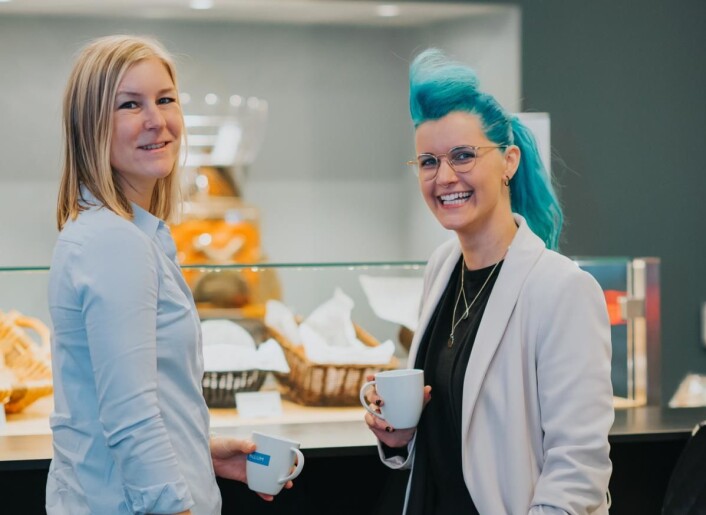 Susanne Hegg (til venstre) fra Millum og Charlotte Aschim fra TotalCtrl. (Foto: Farrukh Wahab Manzoor) Susanne Hegg (til venstre) fra Millum og Charlotte Aschim fra TotalCtrl. (Foto: Farrukh Wahab Manzoor)