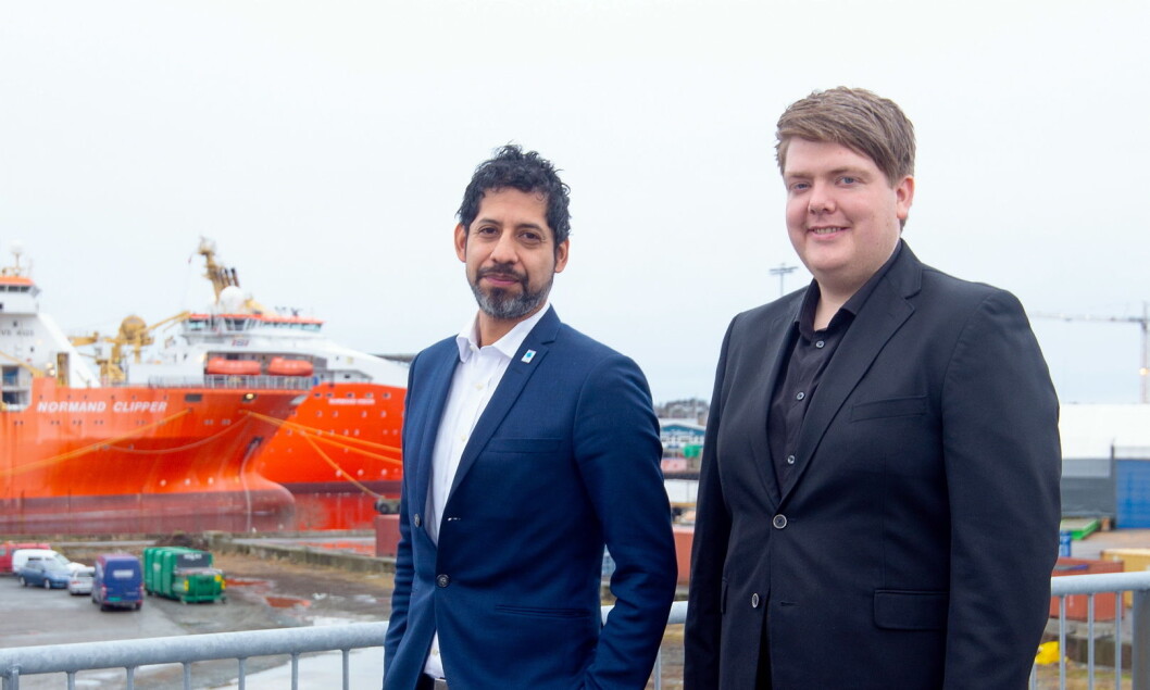 Administrerende direktør Håkon Wåge-Lorentzen (til venstre) og Geir Olav Rød i Get Together. Sistnevnte skal lede det nye Haugesund-kontoret. (Foto: Get Together) Administrerende direktør Håkon Wåge-Lorentzen (til venstre) og Geir Olav Rød i Get Together. Sistnevnte skal lede det nye Haugesund-kontoret. (Foto: Get Together)