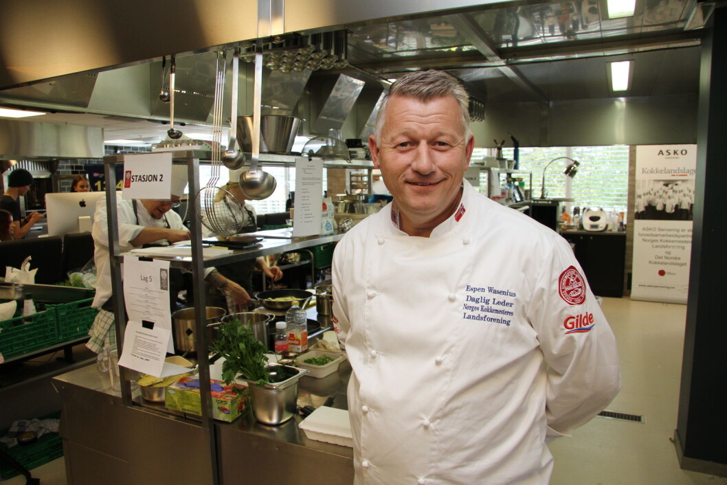 Espen Wasenius fotografert under det første NM i Community Catering i september 2018. (Foto: Morten Holt) Espen Wasenius fotografert under det første NM i Community Catering i september 2018. (Foto: Morten Holt)