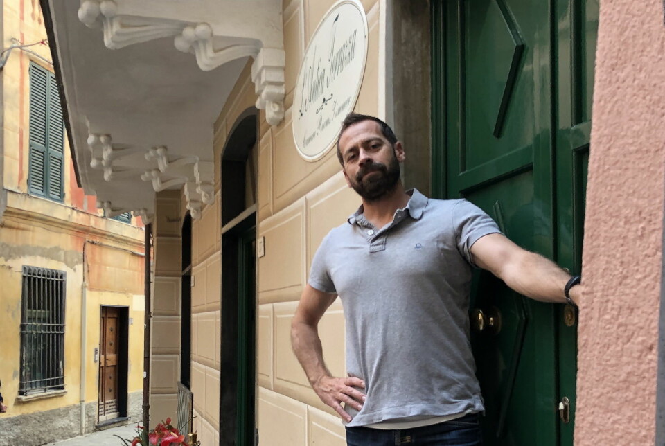 Jon Yndestad er hotelldriver i Cinque Terre i Italia.