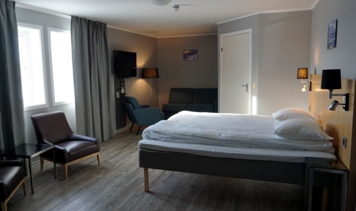 Scandic Vestfjord Lofoten har 63 nyoppussede rom. (Foto: Scandic Hotels) Scandic Vestfjord Lofoten har 63 nyoppussede rom. (Foto: Scandic Hotels)