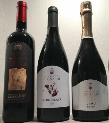 Tre av vinene som er lansert i Norge.