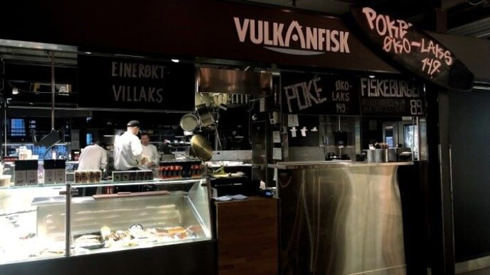 Vulkan Fisk i Mathallen. Vulkan Fisk i Mathallen.