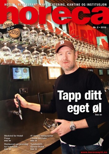 Omslaget på Horecas andre utgave i 2019. (Foto: Morten Holt/layout: Tove Sissel Larsgård) Omslaget på Horecas andre utgave i 2019. (Foto: Morten Holt/layout: Tove Sissel Larsgård)