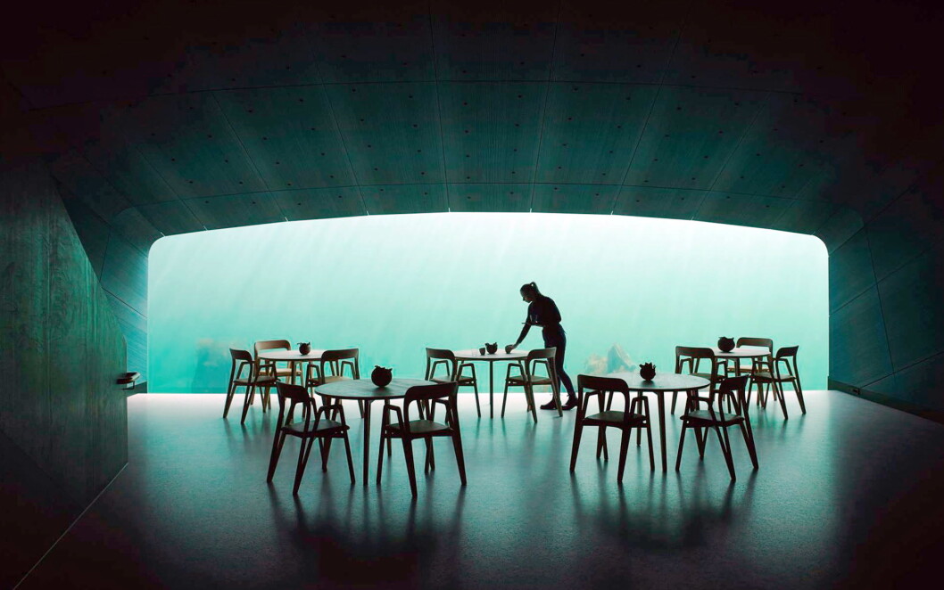 I kveld åpnet restaurant Under, (Foto: Restauran Under) I kveld åpnet restaurant Under, (Foto: Restauran Under)