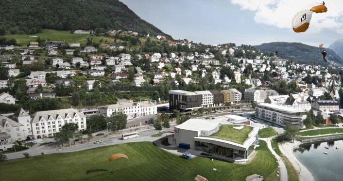 Voss er i utvikling. (Foto/Illustrasjon: Scandic/Dark Arkitekter) Voss er i utvikling. (Foto/Illustrasjon: Scandic/Dark Arkitekter)