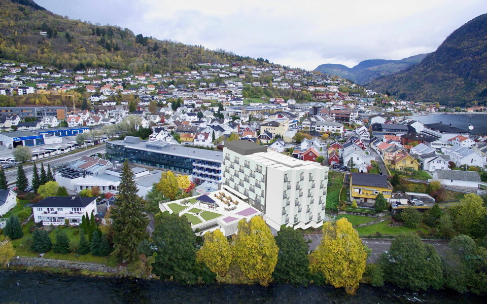 Quality Hotel Sogndal har nesten doblet romkapasiteten. (Foto: Quality Hotel Sogndal)