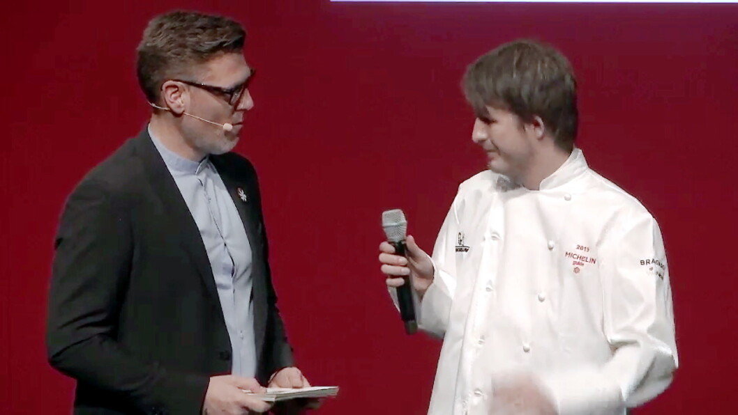 Jonas Nåvik er kåret til «Årets unge ledertalent i trondheimsregionen». Her fra Michelin-utdelingen i februar i år. Jonas Nåvik er kåret til «Årets unge ledertalent i trondheimsregionen». Her fra Michelin-utdelingen i februar i år.