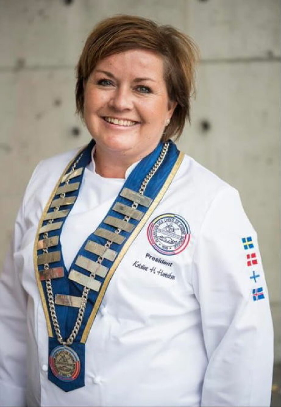 Kristine Hartviksen ble gjenvalgt som president i NKF. (Foto: Fredrik Ringe)