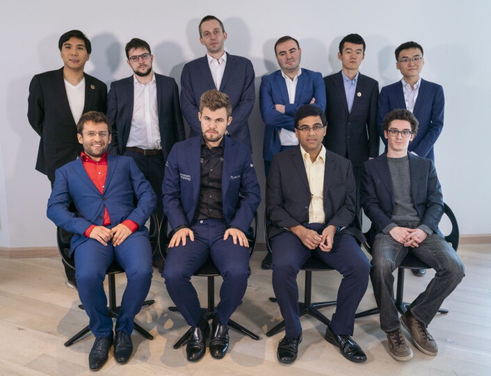 De 10 deltakerne i Norway Chess skal bryne seg på kjøkkenet - med hjelp fra norske toppkokker. (Foto: Lennart Ootes) De 10 deltakerne i Norway Chess skal bryne seg på kjøkkenet - med hjelp fra norske toppkokker. (Foto: Lennart Ootes)