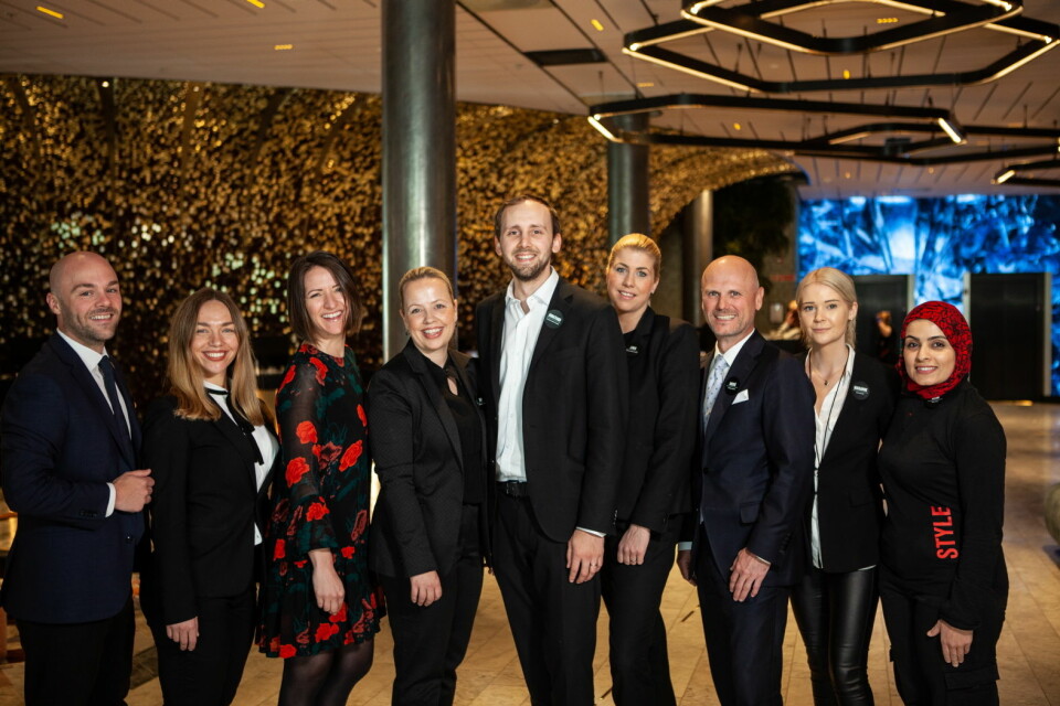 De ansatte på Clarion Hotel The Hub skal profileres i den nye TV-serien «Hotelleventyret». (Foto: Nordic Choice Hotels)