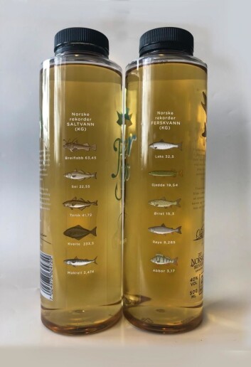 Rekorder på flasken. (Foto: Det Norske Brenneri) Rekorder på flasken. (Foto: Det Norske Brenneri)