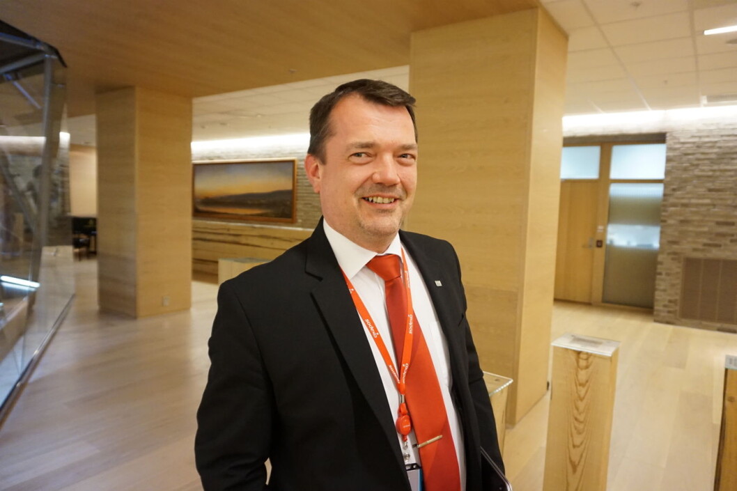 Site Manager for Sodexo hos DNB, Pål Pettersen. (Foto: Sodexo) Site Manager for Sodexo hos DNB, Pål Pettersen. (Foto: Sodexo)