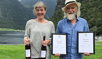 Fikk prisen for årets beste norske vin nok en gang