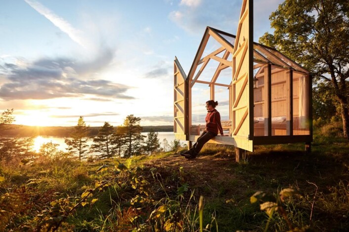 72 Hour Cabin i Henriksholm. (Foto: Jonas Ingman) 72 Hour Cabin i Henriksholm. (Foto: Jonas Ingman)