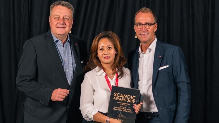 Årets team hos Scandic Hotels: Housekeeping-avdelingen på Scandic Victoria Oslo. (Foto: Scandic Hotels) Årets team hos Scandic Hotels: Housekeeping-avdelingen på Scandic Victoria Oslo. (Foto: Scandic Hotels)