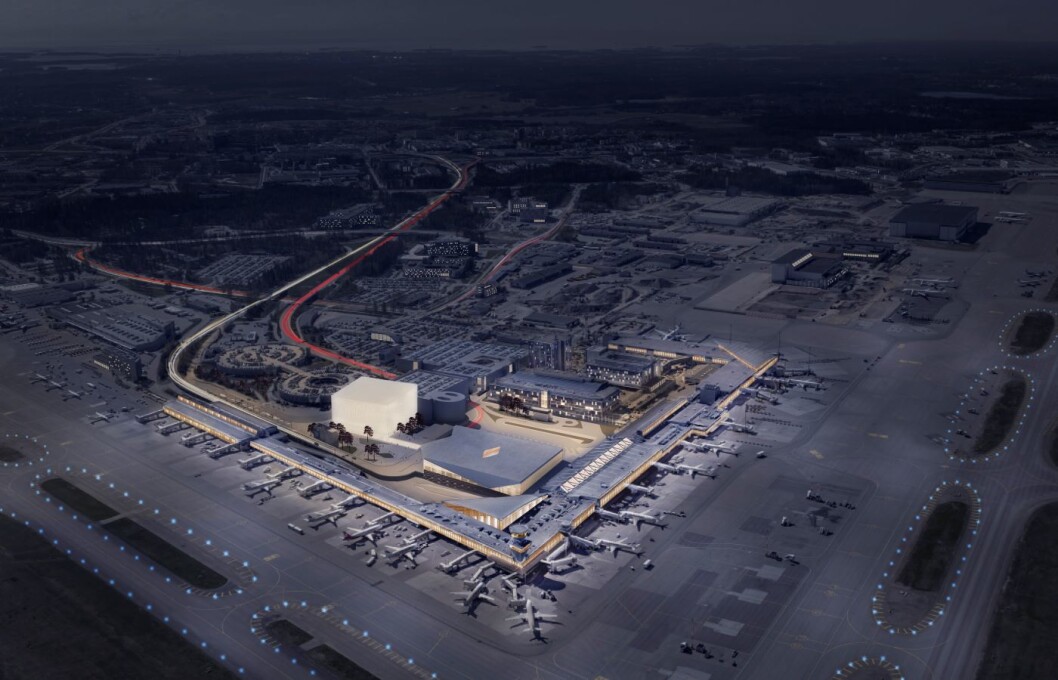 Det nye hotellprosjektet på flyplassen i Helsingfors har et budsjett på 1,2 milliarder kroner (Foto: Nordic Choice Hotels). Det nye hotellprosjektet på flyplassen i Helsingfors har et budsjett på 1,2 milliarder kroner (Foto: Nordic Choice Hotels).