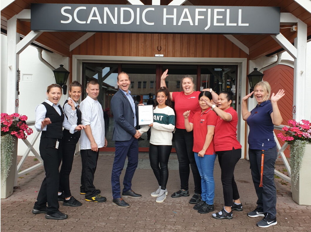 Scandic Hafjell ble av NHO Innlandet kåret til månedens bedrift i september (Foto: Scandic) Scandic Hafjell ble av NHO Innlandet kåret til månedens bedrift i september (Foto: Scandic)