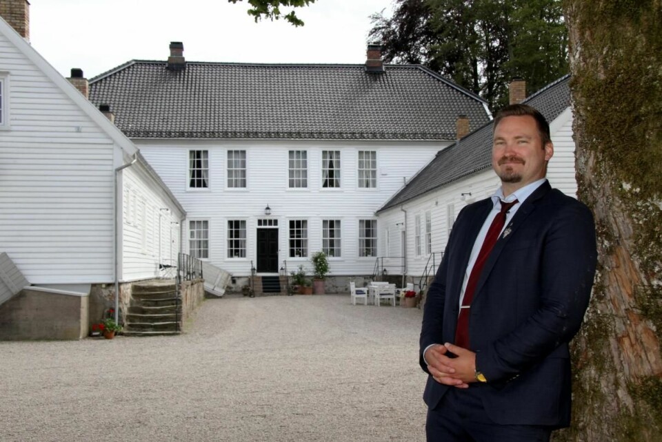 Dagfinn Galdal er hovmester, sommelier og daglig leder for Boen gård. (Foto: Morten Holt)