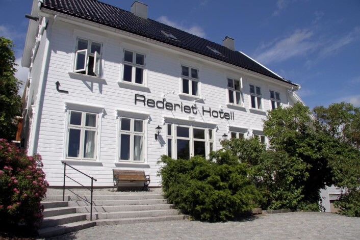 Rederiet Hotell i Farsund. (Foto: Morten Holt) Rederiet Hotell i Farsund. (Foto: Morten Holt)