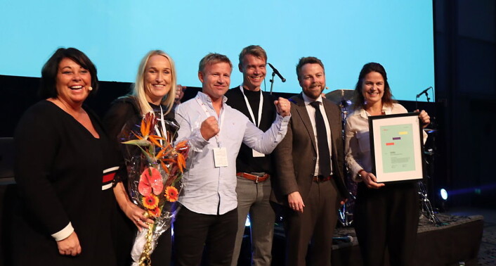 Under ble tildelt Reiselivsprisen 2019 under Innovasjon Norges årlige arrangement «Kickoff reiseliv» i Oslo. (Foto: Innovasjon Norge) Under ble tildelt Reiselivsprisen 2019 under Innovasjon Norges årlige arrangement «Kickoff reiseliv» i Oslo. (Foto: Innovasjon Norge)