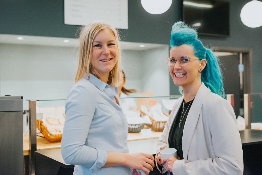 Susanne Hegg fra Millum og Charlotte Aschim hos TotalCtrl. Susanne Hegg fra Millum og Charlotte Aschim hos TotalCtrl.