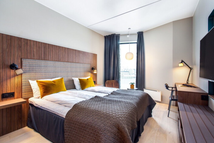 Fra ett av rommene på Quality Hotel River Station. (Foto: Quality Hotel Fra ett av rommene på Quality Hotel River Station. (Foto: Quality Hotel