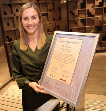 Ida Kristiansen er tildelt Matomsorgsprisen 2019. (Foto: Morten Holt) Ida Kristiansen er tildelt Matomsorgsprisen 2019. (Foto: Morten Holt)