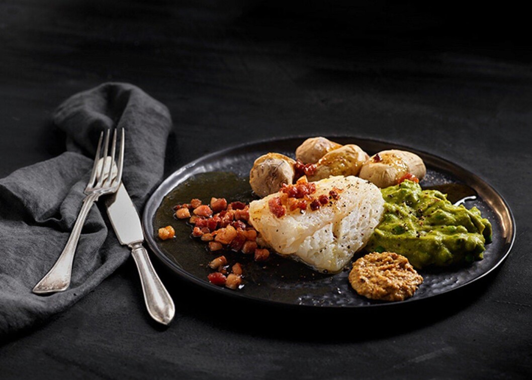 Nå står lutefisken på menyen. (Foto: Studio Dreyer Hensley) Nå står lutefisken på menyen. (Foto: Studio Dreyer Hensley)