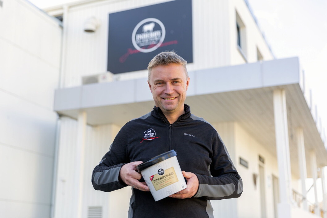 Håvard Gausen i Inderøy Slakteri mener sauekjøtt har stort potensial i norsk kjøttproduksjon. (Foto: Inderøy Slakteri). Håvard Gausen i Inderøy Slakteri mener sauekjøtt har stort potensial i norsk kjøttproduksjon. (Foto: Inderøy Slakteri).