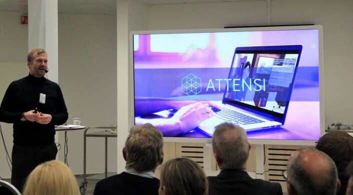 Bjarne Johnson hos Attensi presenterer. (Foto: Coor) Bjarne Johnson hos Attensi presenterer. (Foto: Coor)