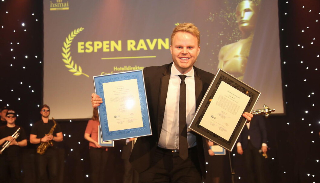 Espen Ravnå er kåret til «Årets hotelldirektør» i Nordic Choice Hotels. (Foto: Camilla Bergan, arkiv) Espen Ravnå er kåret til «Årets hotelldirektør» i Nordic Choice Hotels. (Foto: Camilla Bergan, arkiv)