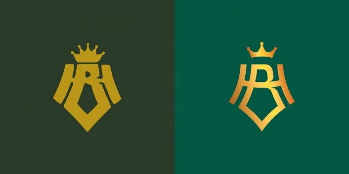 Til venstre det gamle emblemet, og til høyre det nye. (Illustrasjon: Hotel Bristol) Til venstre det gamle emblemet, og til høyre det nye. (Illustrasjon: Hotel Bristol)