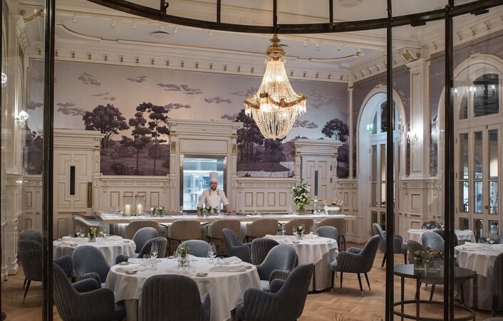Speilsalen på Britannia Hotel. (Foto: Dreyer-Hensley, arkiv) Speilsalen på Britannia Hotel. (Foto: Dreyer-Hensley, arkiv)