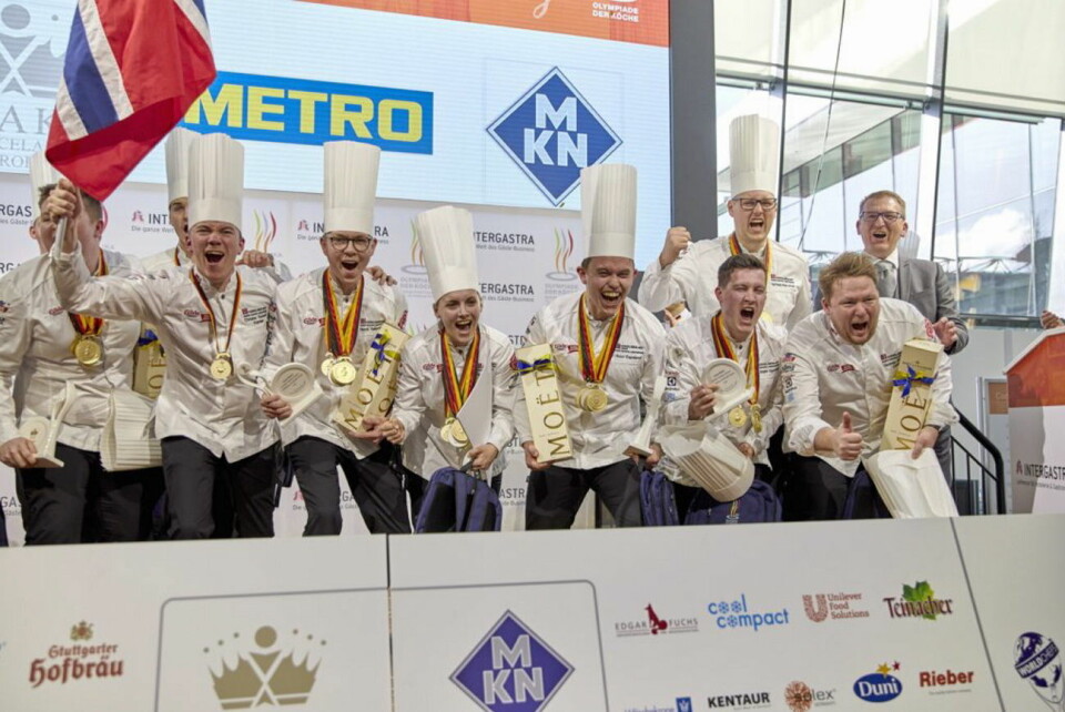 Gull sammenlagt til Norge i kokke-OL! (Foto: IKA Culinary/Olympics)