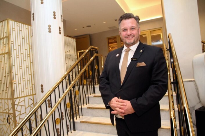 <strong>– </strong>Dette er helt vilt, sier hotelldirektør Mikael Forselius om alle utmerkelsene og hederen til hotellet. (Foto: Morten Holt) <strong>– </strong>Dette er helt vilt, sier hotelldirektør Mikael Forselius om alle utmerkelsene og hederen til hotellet. (Foto: Morten Holt)