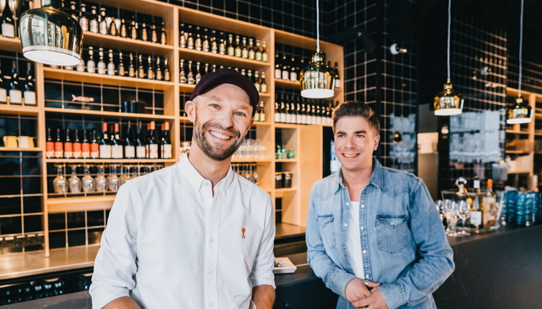 Gründerne bak Sushibar+Wine, Anders Westerholm og Matti Sarkkinen. (Foto: Sushibar+Wine) Gründerne bak Sushibar+Wine, Anders Westerholm og Matti Sarkkinen. (Foto: Sushibar+Wine)