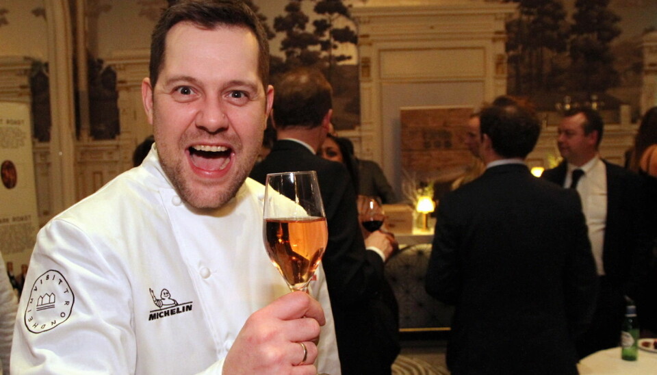 Christopher W. Davidsen, som nylig fikk en Michelin-stjerne for sin innsats i Speilsalen på Britannia Hotel, deltar på Årets kokk-dagen. (Foto: Morten Holt)