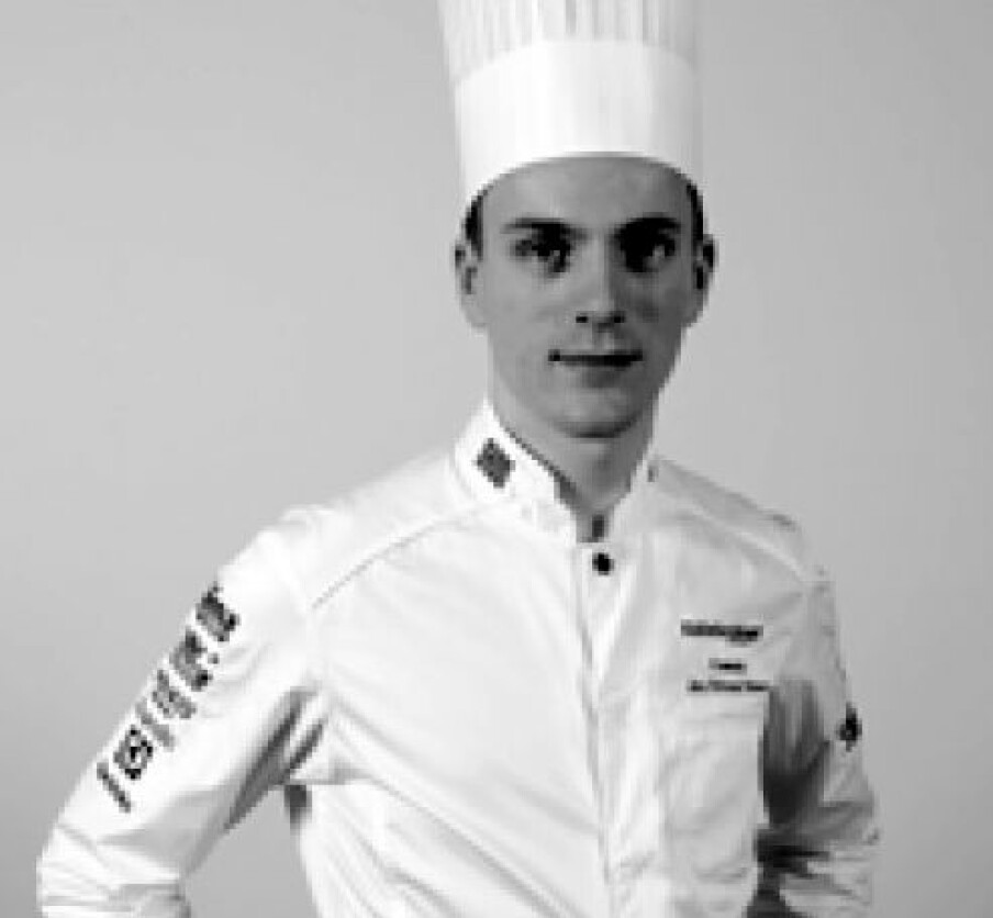 Jon Erlend Matre deltar for Norge i Nordic Young Chef. (Foto: NKL)