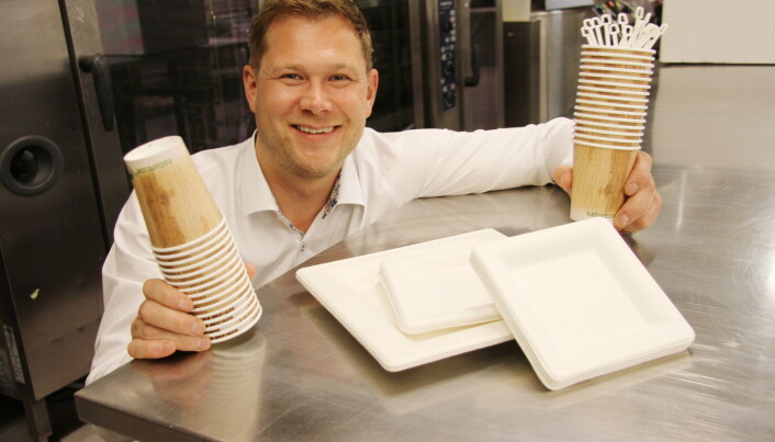 Espen M. Gryt hos Elvebredden Catering. (Foto: Morten Holt) Espen M. Gryt hos Elvebredden Catering. (Foto: Morten Holt)