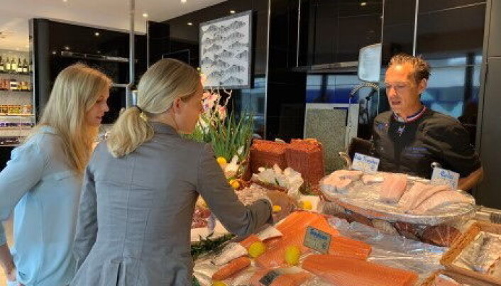Sjømatdisk i Frankrike. (Foto: Norges Sjømatråd Sjømatdisk i Frankrike. (Foto: Norges Sjømatråd