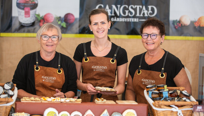 Gangstad Gårdsysteri på Trøndersk matfestival. (Foto: Oi! Trøndersk matfestival) Gangstad Gårdsysteri på Trøndersk matfestival. (Foto: Oi! Trøndersk matfestival)