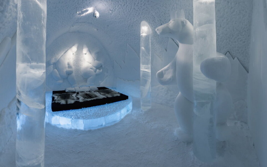Icehotel. (Arkivfoto: Christopher Hauser) Icehotel. (Arkivfoto: Christopher Hauser)