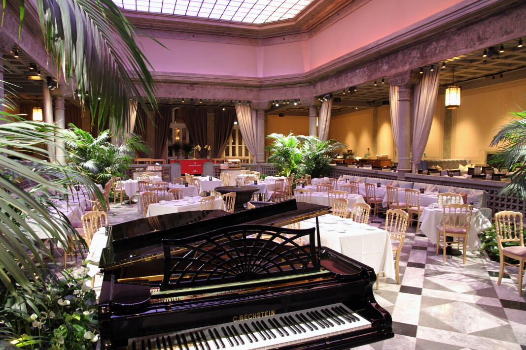 I løpet av sommeren blir de mange konserter i Palmehaven på Britannia Hotel. (Foto: Morten Holt) I løpet av sommeren blir de mange konserter i Palmehaven på Britannia Hotel. (Foto: Morten Holt)