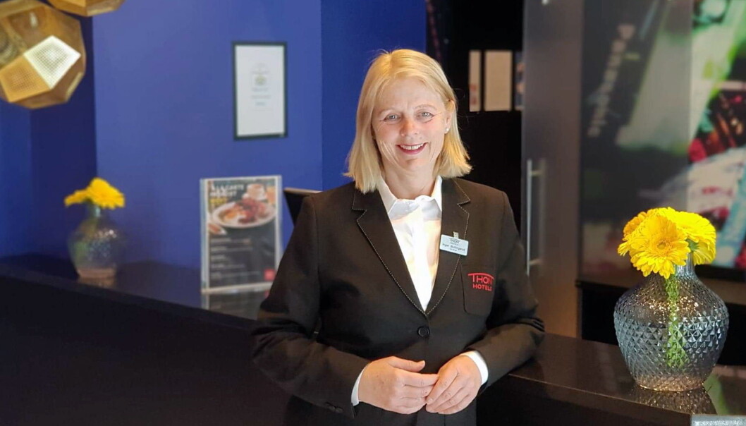 Hotelldirektør på Thon Hotel Europa, Inger Buttingsrud. (Foto: Thon Hotels) Hotelldirektør på Thon Hotel Europa, Inger Buttingsrud. (Foto: Thon Hotels)